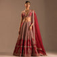 Ruby Sequin Bridal Lehenga Set