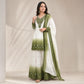 Dual-Tone Ombre Palazzo Suit Set