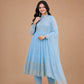 Sequin Embroidered Anarkali Suit