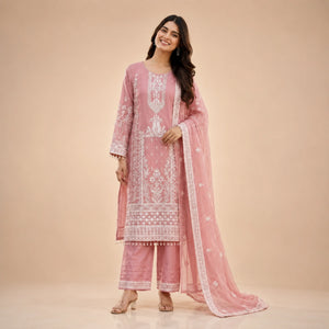 Dusty Rose Sequin Suit