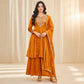 Diamond Georgette Sequin Sharara Suit