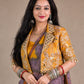Mirror Jacket Print Saree
