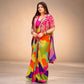 Mirror Jacket Print Saree
