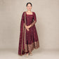 Blush Sequin Anarkali Gown Set
