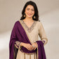 Beige Pearl Sharara Set