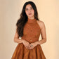 Dusty Rose Halter Sharara