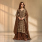 Embroidered Kurta Palazzo Set with Moti Work