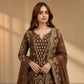 Embroidered Kurta Palazzo Set with Moti Work