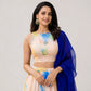 Watercolor Print Organza Lehenga Set