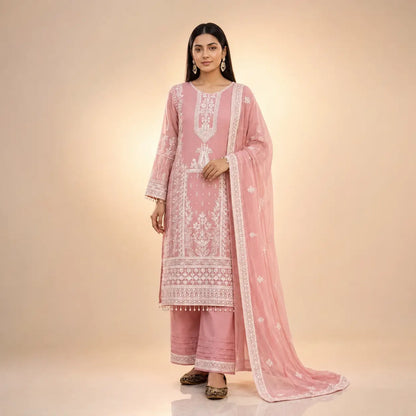 Dusty Rose Sequin Suit
