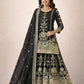 Heavy Chinnon Silk Embroidered Lehenga Set