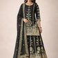 Heavy Chinnon Silk Embroidered Lehenga Set
