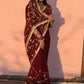 Handworked Gota Patti Georgette Saree with Sequence Lace Border