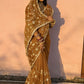 Handworked Gota Patti Georgette Saree with Sequence Lace Border