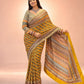 Designer Chinnon Silk Saree with Mirror Work for Festive and Wedding Wear