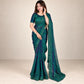 Dual-Tone Shimmer Fandy Satin Saree