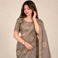 Rose Gold Zari Stone Saree