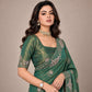 Sequin Bead Floral Saree