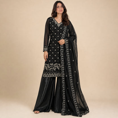Onyx Cutwork Sequin Kurta