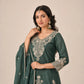 Beautiful Rangoli Crush Zari Embroidery Kurta 3 piece set