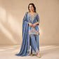 Beautiful Rangoli Crush Zari Embroidery Kurta 3 piece set