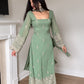 Embroidered Georgette Straight Suit Set
