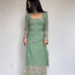 Embroidered Georgette Straight Suit Set