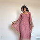 Embroidered Georgette Straight Suit Set