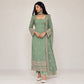 Embroidered Georgette Straight Suit Set