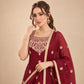 Rangoli Crush Embroidered sleeveless Sharara Set With Dupatta
