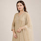 Cosmos Fabric Embroidered Kurta Palazzo Set