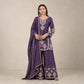 Rangoli Crush Embroidered Sharara Set With Dupatta