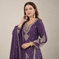 Rangoli Crush Embroidered Sharara Set With Dupatta