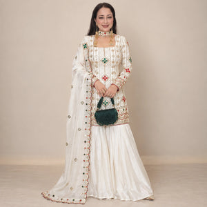 Kundan Embroidered Palazzo Set