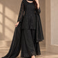 Cutwork Sequin Palazzo Set
