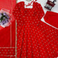 Cherry Buta Flair Anarkali