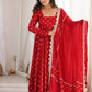 Cherry Buta Flair Anarkali