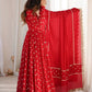 Cherry Buta Flair Anarkali