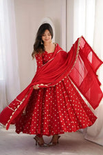 Cherry Buta Flair Anarkali