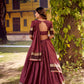 Chettinad Cotton Zari Weaving Lehenga Set
