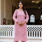 Chikankari Cutwork Kurti Set