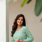 Chikankari Cutwork Kurti Set
