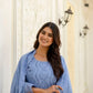 Chikankari Cutwork Kurti Set