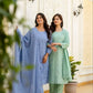 Chikankari Cutwork Kurti Set