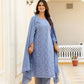 Chikankari Cutwork Kurti Set