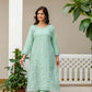 Chikankari Cutwork Kurti Set