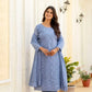 Chikankari Cutwork Kurti Set