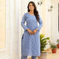 Chikankari Cutwork Kurti Set