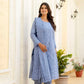 Chikankari Cutwork Kurti Set