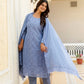 Chikankari Cutwork Kurti Set